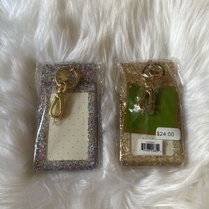 Kate Spade New York ID Badge Clip Keychain (Set of 2)